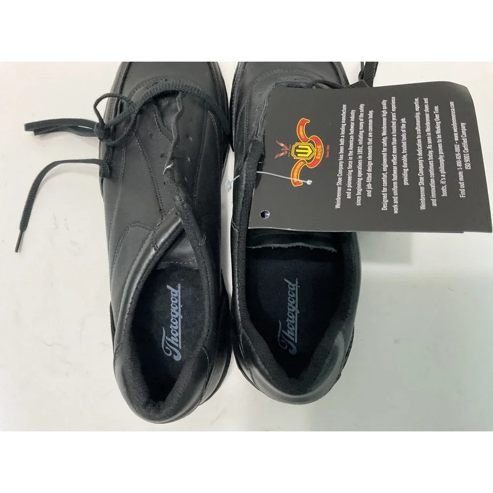 Thorogood Classics Mens Postal Certified Oxford Black Leather Shoes 834-6333 10W